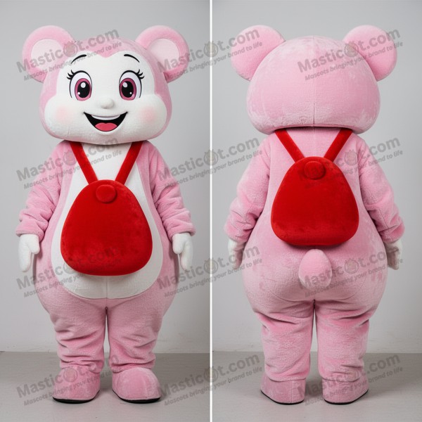 Velvet sweetheart bear pendant mascot - Masticot.com