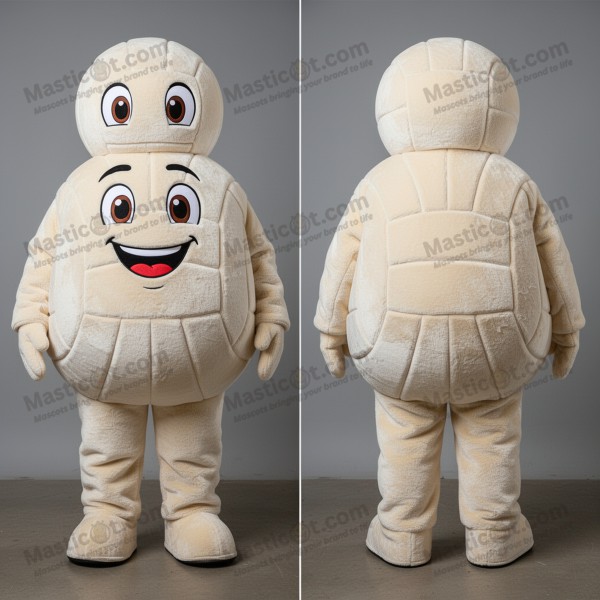 Kremfløyel Volleyballball-Maskot - Masticot.com