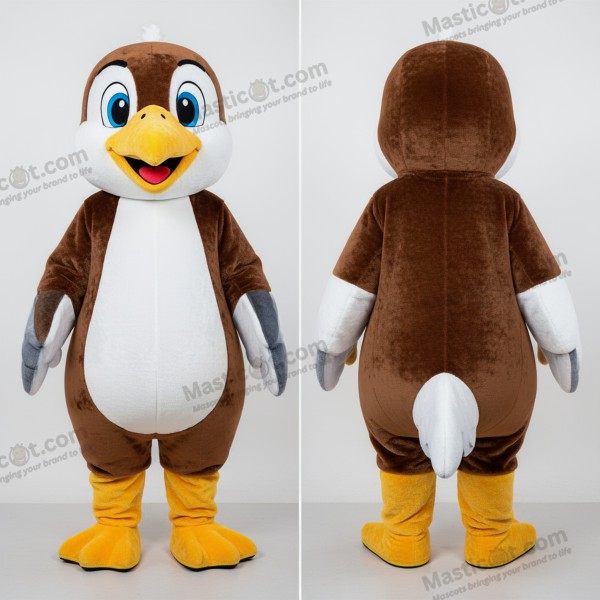 Mascota peluche de gaviota marrón - Gaviota - MASTICOT_20086 - Masticot.com