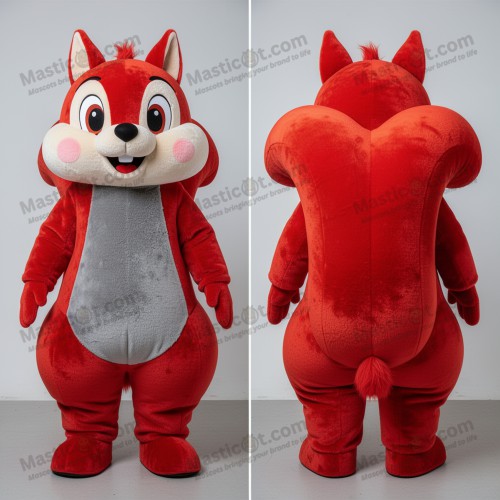 Plüschiges Eichhörnchen-Maskottchen in Rotbraun -
