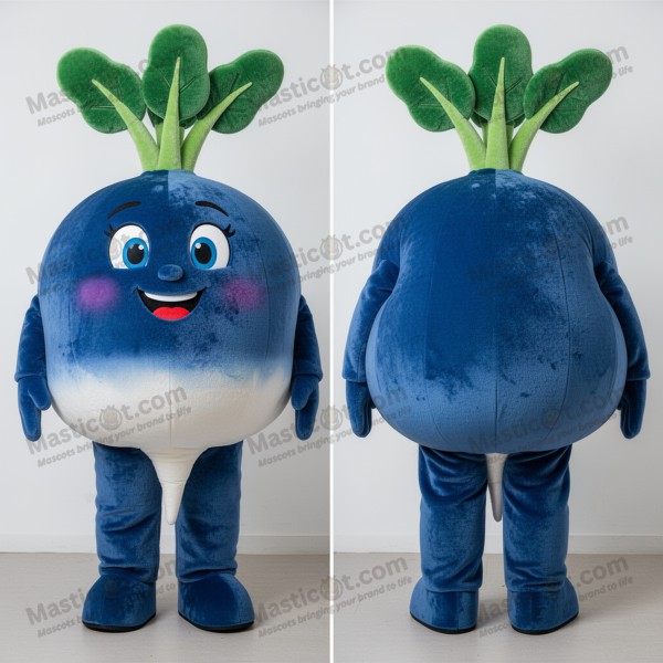 Vibrant round radish mascot - Masticot.com