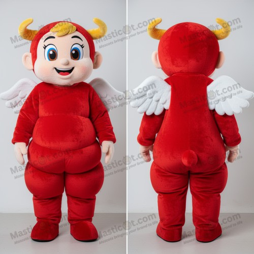 Disfraz de Cupido Mascota Corazón Carmesí - Masticot.com