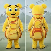 Gul golfveske-maskot - Golfbag - MASTICOT_20861 - Masticot.com