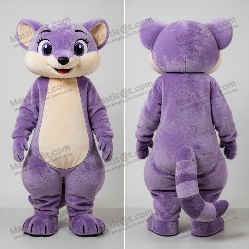 Lavendel Mongoose Plyschmaskot - Mangust - MASTICOT_2070 - Masticot.com