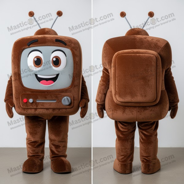 Mascota de televisión con iluminación ámbar - Masticot.com