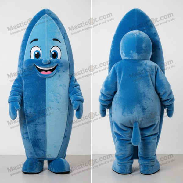 Navy Swirl Cartoon Surfboard Mascot - Masticot.com