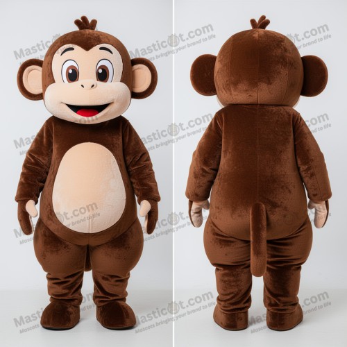 Fløyelsbrun leken apemaskot - Masticot.com