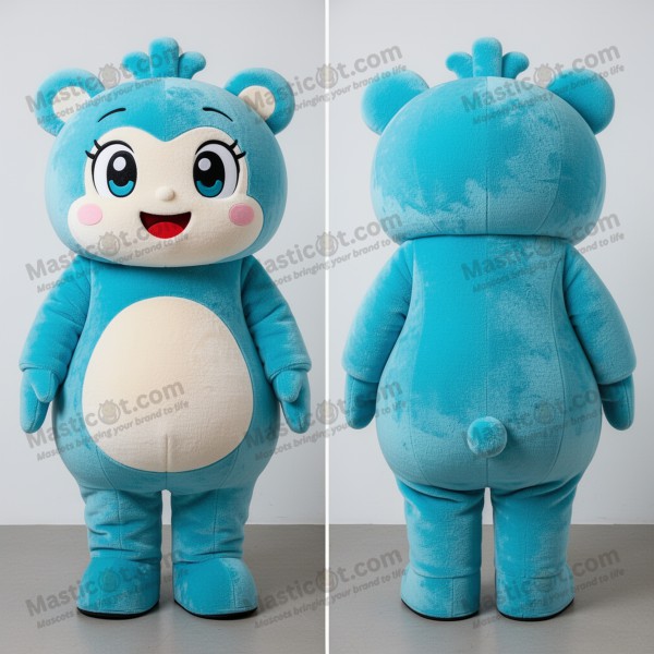 Turkis cyan miso suppe maskot - Masticot.com