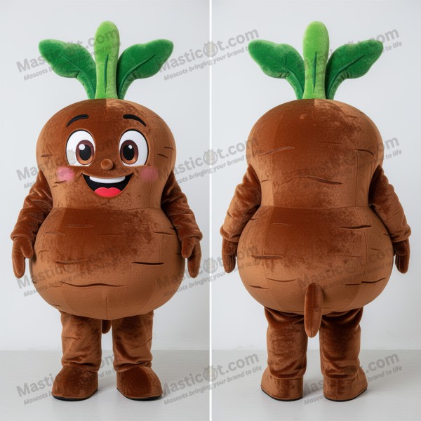 Samtbrauner, praller Rüben-Maskottchen - Masticot.com