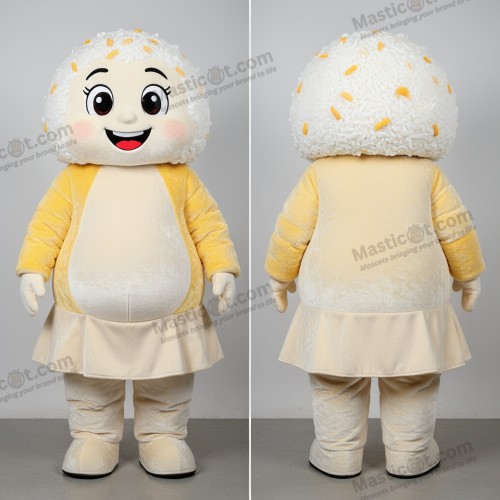 Ivory krämig fluffig ris-maskot - Stekt ris - MASTICOT_21991 - Masticot.com