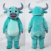 Mascote de Iaque Turquesa em Desenho Animado - Iaque - MASTICOT_22548 - Masticot.com