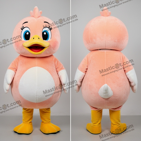 Ferskenpolstret muscovyand maskotkostume - Moskusand - MASTICOT_22589 - Masticot.com