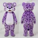Mascotte léopard lavande ludique - Léopard - MASTICOT_22688 - Masticot.com