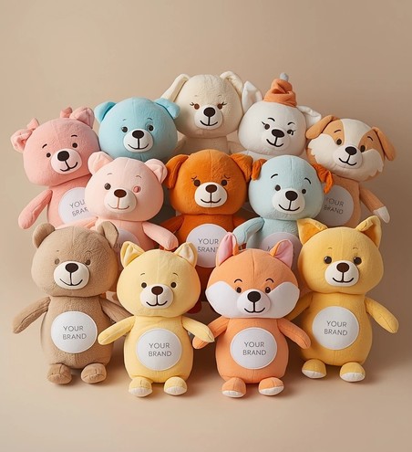 Przekształć swoją maskotkę w spersonalizowaną pluszową zabawkę - Goodies - PLUSH_MASCOT - Masticot.com