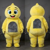 Lemon yellow cheerful graveyard mascot - Masticot.com