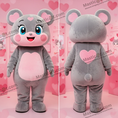 Mascote Redonda Cinzenta Suave da Aliança - Aliança - MASTICOT_23987 - Masticot.com