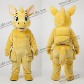 Mascotte jument jaune citron douce - Mer - MASTICOT_24155 - Masticot.com