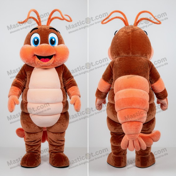 Golden brown delectable shrimp scampi mascot - Masticot.com