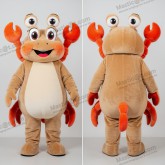 Bruine ronde krab mascotte - Krab - MASTICOT_25061 - Masticot.com