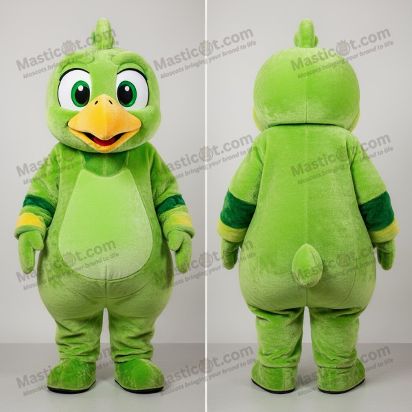 Costum de magician mascota verde lime - Masticot.com