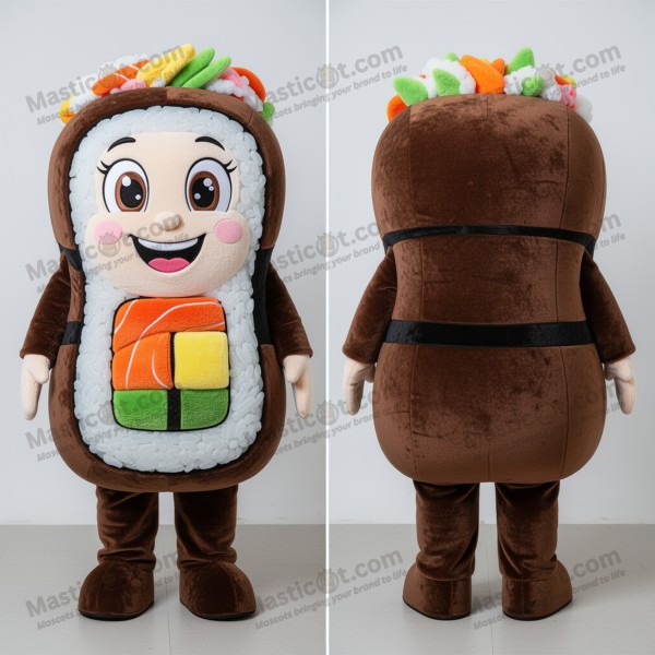 Mascota de Sushi Marrón Aterciopelado y Suave - Masticot.com
