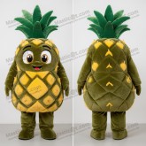 Olive green rounded pineapple mascot - Masticot.com
