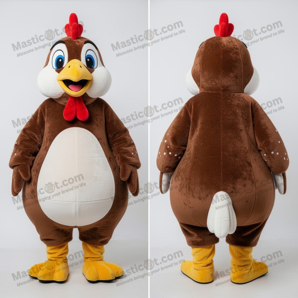 Mascota de Pavo Real Café en Dibujo Animado - Masticot.com