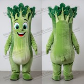 Zářivě zelený plyšový maskot celeru - Celer - MASTICOT_239 - Masticot.com