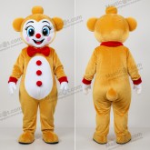 Gullig Expressiv Mime Maskot - Mime - MASTICOT_27582 - Masticot.com
