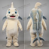 Creamy sleek swordfish mascot - Masticot.com