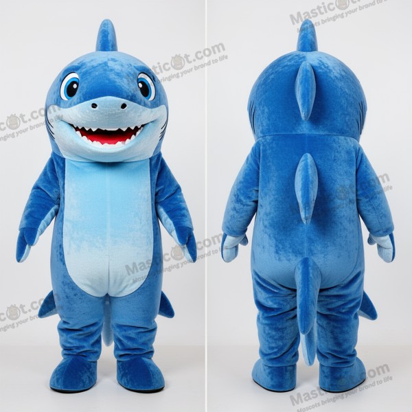 Modrý žraločí maskot pro zábavu - Žralok - MASTICOT_28157 - Masticot.com