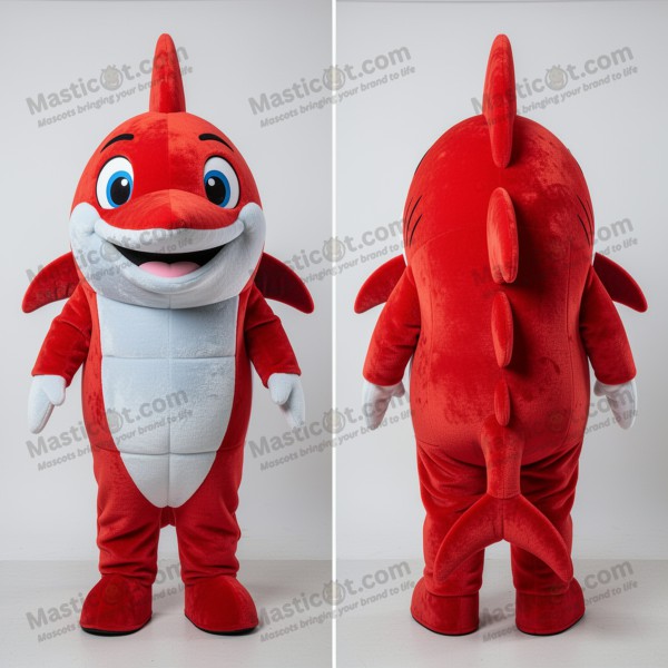 Crimson Dynamic Swordfish Mascot - Masticot.com