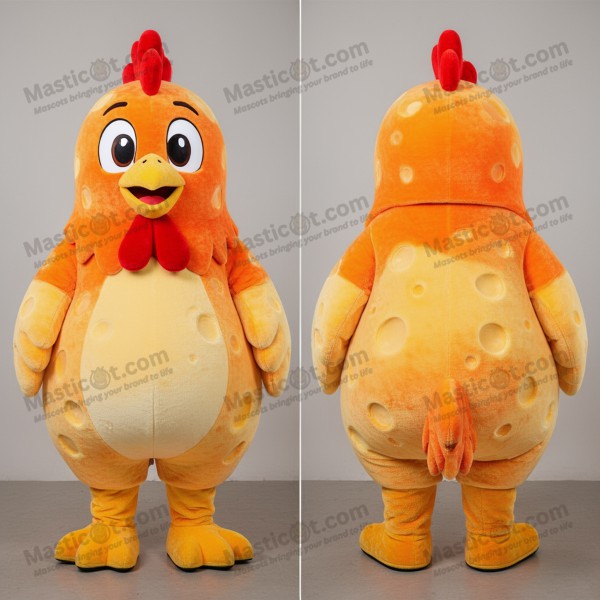 Mascota de Pollo Parmesano con Punta Naranja - Masticot.com