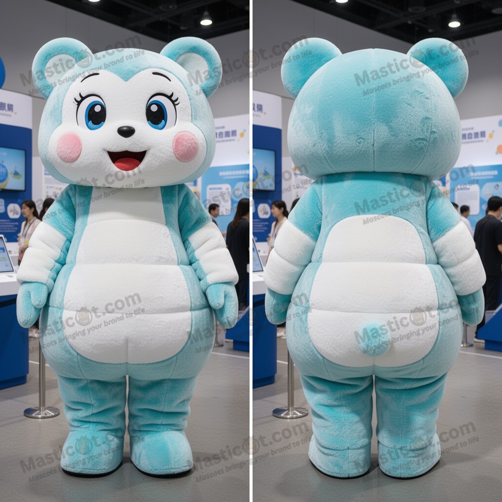 Cyan radiant friendly alliance mascot - Masticot.com