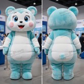Cyan radiant friendly alliance mascot - Masticot.com