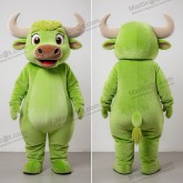 Zelený hravý bizoní maskot - Bizon - MASTICOT_29065 - Masticot.com