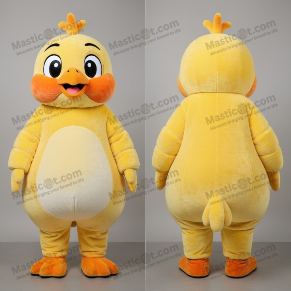 Yellow plump quail mascot - Masticot.com