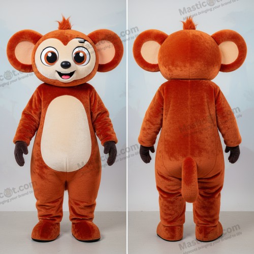Rust Rund Ayeaye Maskot - Aye-Aye - MASTICOT_29244 - Masticot.com