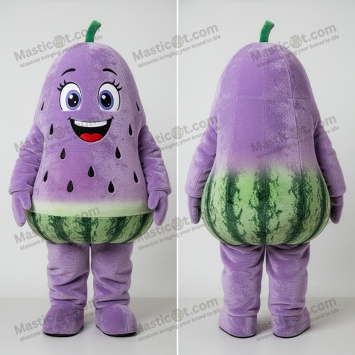 Lavender vibrant watermelon mascot - Masticot.com