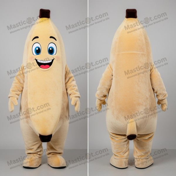 Mascota de plátano lisa color beige - Masticot.com