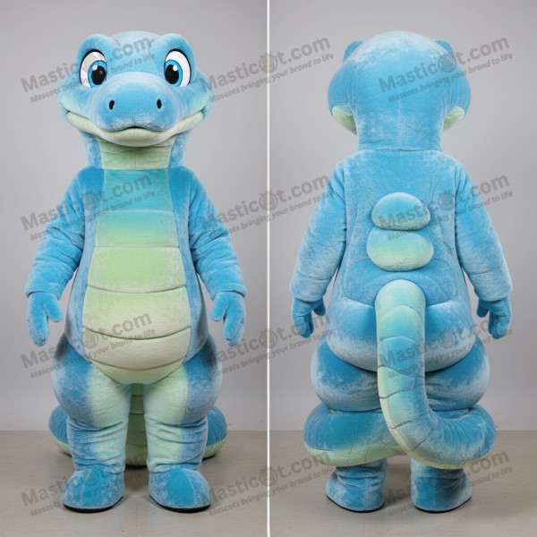 Mascota titanoboa azul cielo sinuosa - Masticot.com