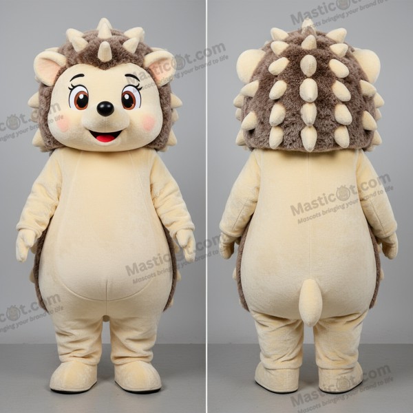 Zacht en rond egeltje mascotte - Egel - MASTICOT_29694 - Masticot.com