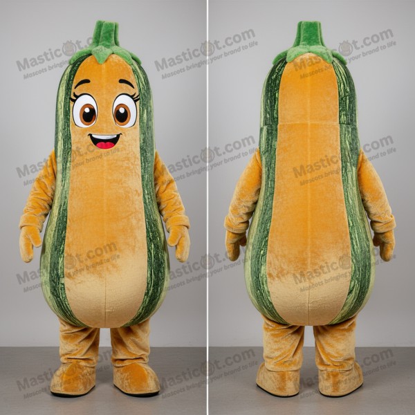 Gullplussh zucchini-maskot - Masticot.com