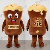 Brun Mysig Shepards Pie Maskot - Shepards paj - MASTICOT_30740 - Masticot.com