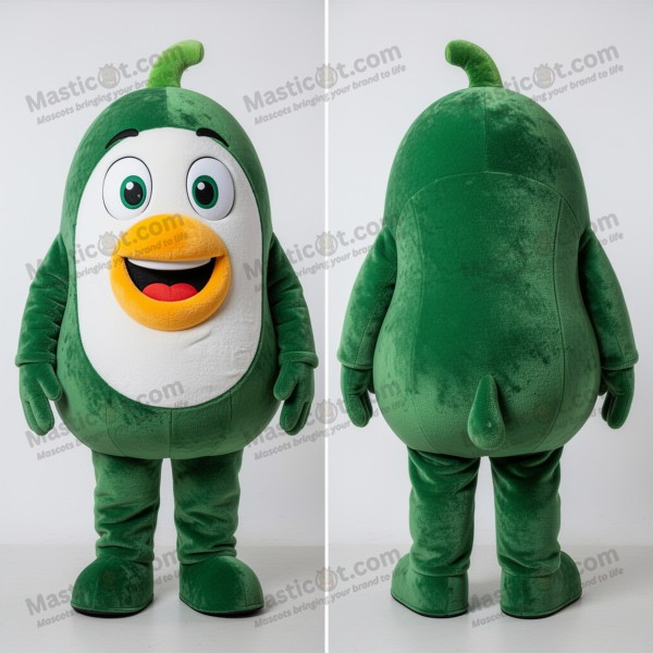 Forest Green Velvety Shakshuka Mascot - Masticot.com