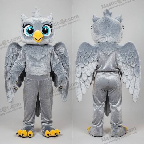 Silverglänsande harpymaskot - Harpya - MASTICOT_31074 - Masticot.com