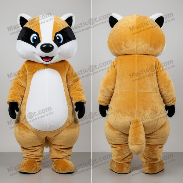 Zlatý plyšový maskot jezevců - Masticot.com