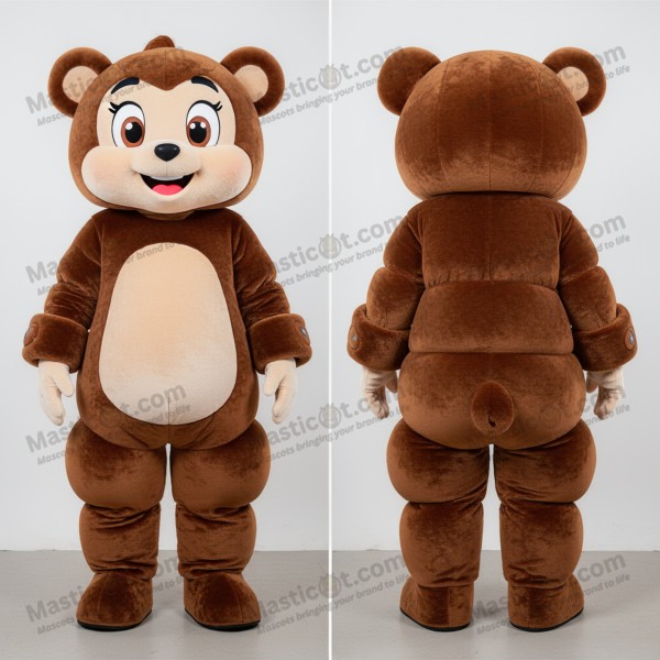 Polished brown broad shouldered bracelet mascot -