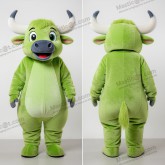 Lime green cuddly yak mascot - Yak - MASTICOT_32581 - Masticot.com