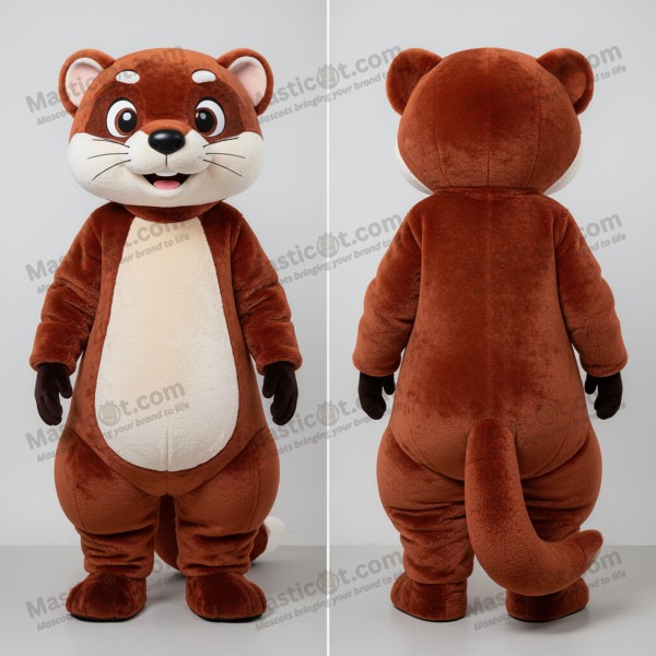 Rostorange Ferret-Rundmaske - Masticot.com